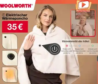 Woolworth Elektrischer Wärmeponcho Angebot