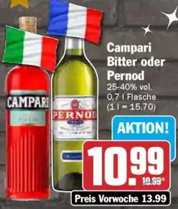 AEZ Campari Bitter oder Pernod Angebot