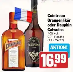 AEZ Cointreau Orangenlikör oder Dauphin Calvados Angebot