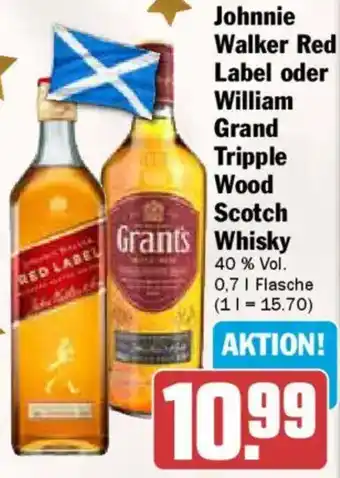 AEZ Johnnie Walker Red Label oder William Grand Tripple Wood Scotch Whisky Angebot