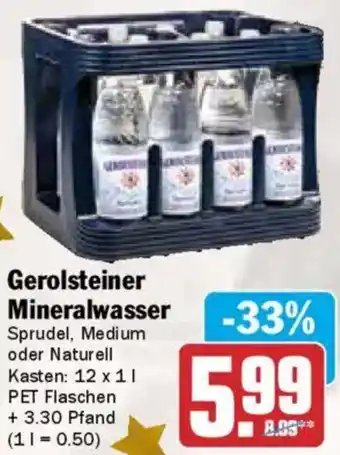 AEZ Gerolsteiner Mineralwasser Angebot