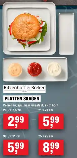 Handelshof Ritzenhoff & Breker Platten skagen Angebot