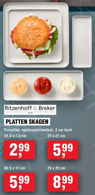 Handelshof Ritzenhoff & Breker Platten skagen Angebot