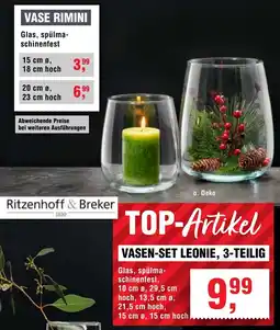 Handelshof Ritzenhoff & Breker Vasen-set leonie, 3-teilig Angebot