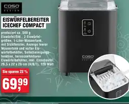 Handelshof Caso Design EISWÜRFELBEREITER ICECHEF COMPACT Angebot