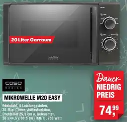 Handelshof Caso Design MIKROWELLE M20 EASY Angebot