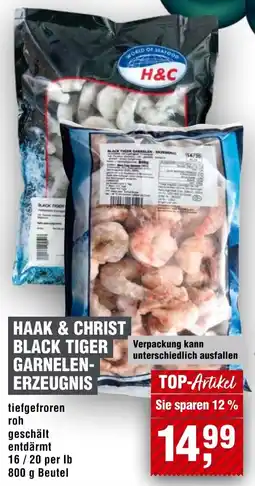 Handelshof Haak & christ black tiger garnelen erzeugnis Angebot
