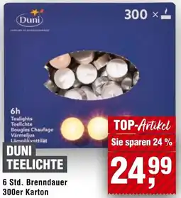 Handelshof Duni teelichte Angebot