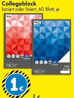 TEDi Collegeblock Angebot