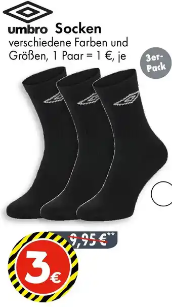 TEDi umbro Socken Angebot