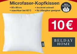 Woolworth BELDAY HOME Microfaser-Kopfkissen Angebot