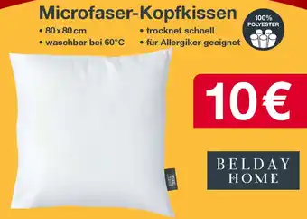 Woolworth BELDAY HOME Microfaser-Kopfkissen Angebot