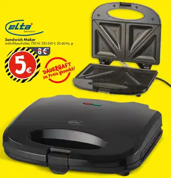 TEDi elta Sandwich Maker Angebot