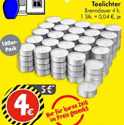 TEDi Teelichter Angebot