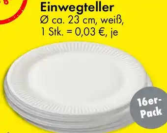 TEDi Einwegteller Angebot