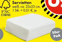 TEDi Servietten Angebot