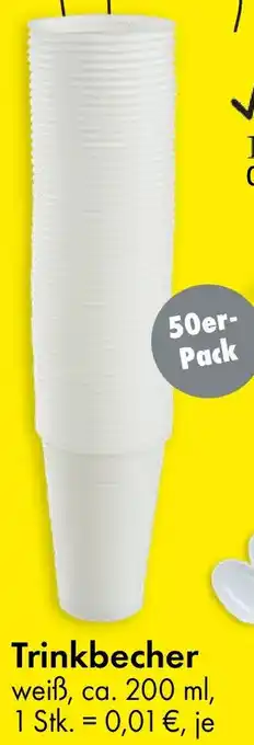 TEDi Trinkbecher Angebot