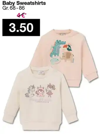 Woolworth Baby Sweatshirts Angebot