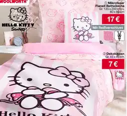 Woolworth Mikrofaser Flanell Bettwäsche Angebot