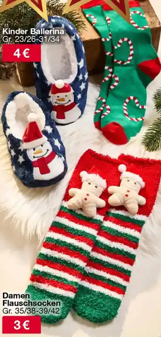 Woolworth Damen Flauschsocken Angebot