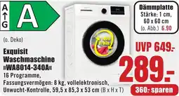 B1 Discount Baumarkt Exquisit Waschmaschine WA8014-340A Angebot