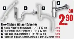 B1 Discount Baumarkt Flex-Siphon Ablauf-Zubehör Angebot
