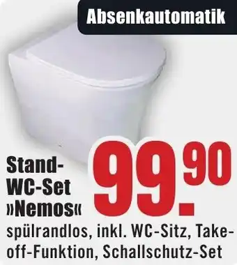 B1 Discount Baumarkt Stand-WC-Set Nemos Angebot