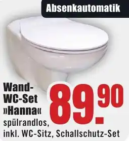 B1 Discount Baumarkt Wand-WC-Set Hanna Angebot