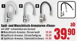 B1 Discount Baumarkt Spül- und Waschtisch-Armaturen Flexo Angebot