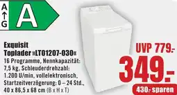 B1 Discount Baumarkt Exquisit Toplader LT01207-030 Angebot