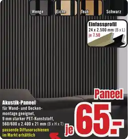 B1 Discount Baumarkt Akustik-Paneel Angebot