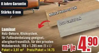 B1 Discount Baumarkt Laminat Angebot