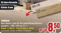 B1 Discount Baumarkt Laminat Angebot