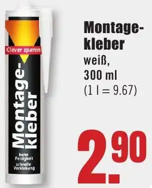 B1 Discount Baumarkt Montagekleber Angebot