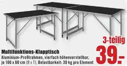 B1 Discount Baumarkt Multifunktions-Klapptisch Angebot