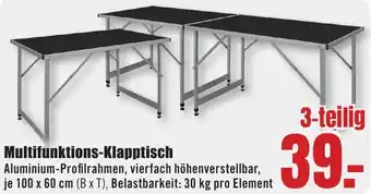 B1 Discount Baumarkt Multifunktions-Klapptisch Angebot