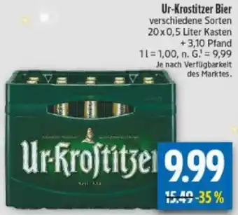 diska Ur-Krostitzer Bier Angebot