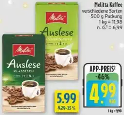 diska Melitta Kaffee Angebot