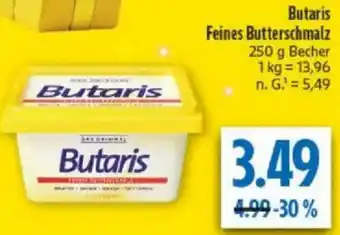 diska Butaris Feines Butterschmalz Angebot