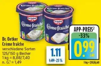 diska Dr. Oetker Crème fraîche Angebot