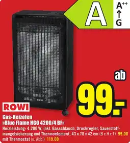 B1 Discount Baumarkt ROWI Gas-Heizofen Blue Flame HGO 4200/4 BF Angebot