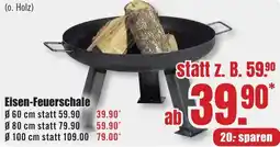 B1 Discount Baumarkt Eisen-Feuerschale Angebot