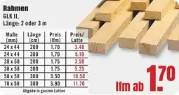 B1 Discount Baumarkt Rahmen Angebot