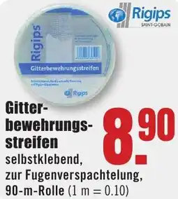 B1 Discount Baumarkt Rigips Gitterbewehrungsstreifen Angebot