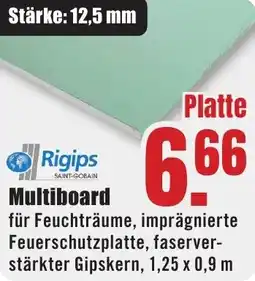 B1 Discount Baumarkt Rigips Multiboard Angebot