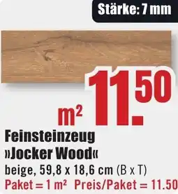B1 Discount Baumarkt Feinsteinzeug Jocker Wood Angebot