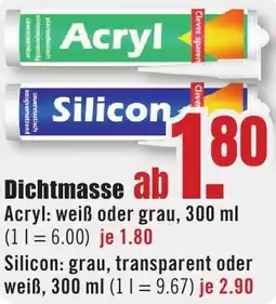 B1 Discount Baumarkt Dichtmasse Angebot
