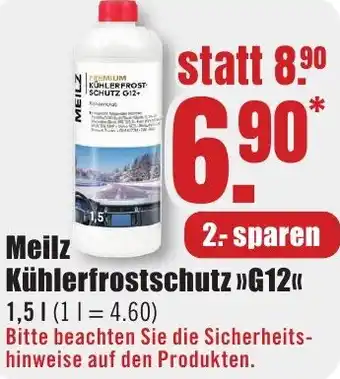 B1 Discount Baumarkt Meilz Kühlerfrostschutz G12 Angebot