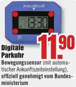 B1 Discount Baumarkt Digitale Parkuhr Angebot