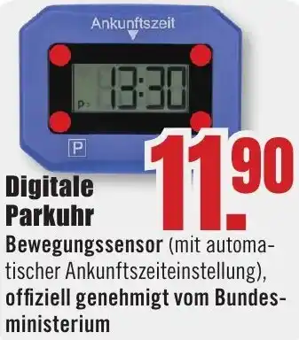 B1 Discount Baumarkt Digitale Parkuhr Angebot
